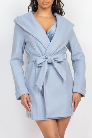 Blue Periwinkle Winter Coat